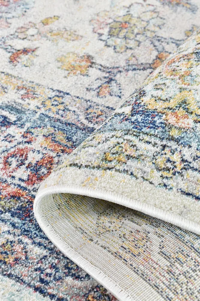 Morocco 94 Navy Cream Rug - Image 9