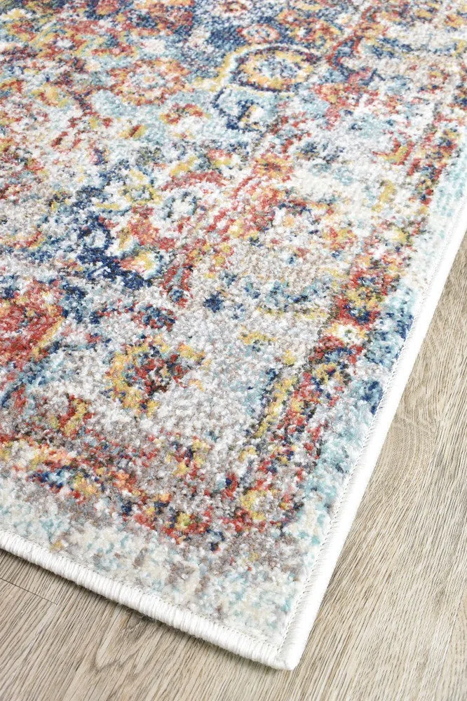 Morocco 10 Navy Cream Rug - Image 12