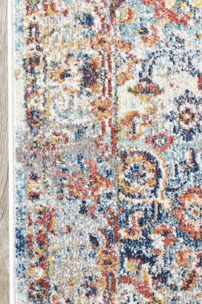 Morocco 10 Navy Cream Rug - Image 14