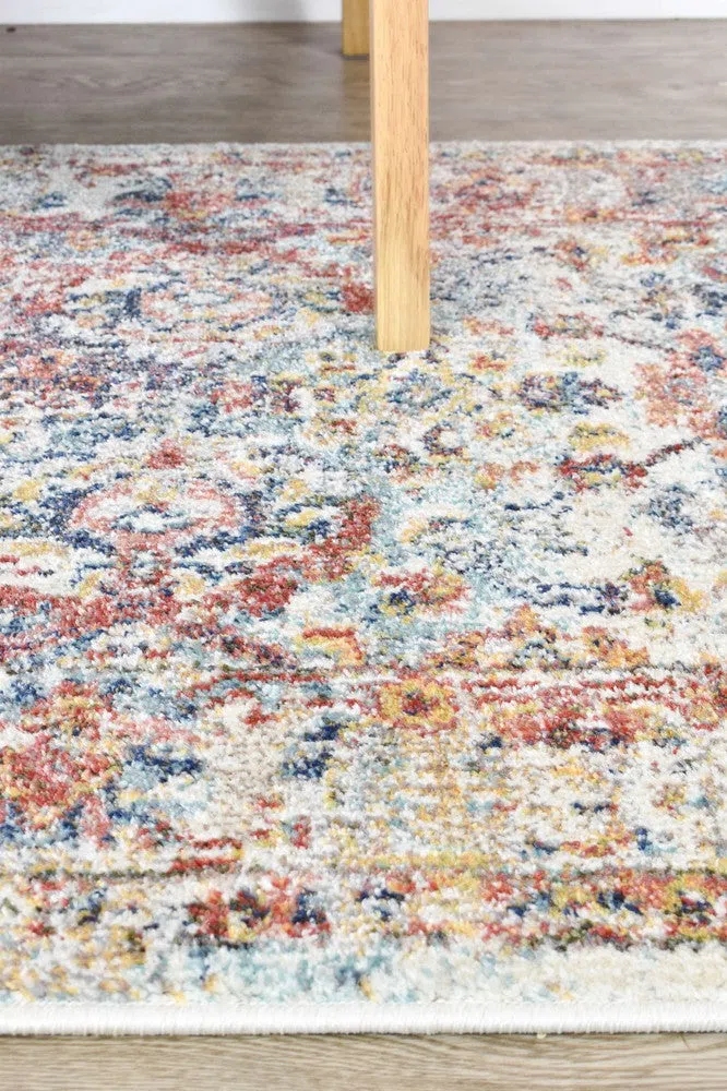 Morocco 10 Navy Cream Rug - Image 16