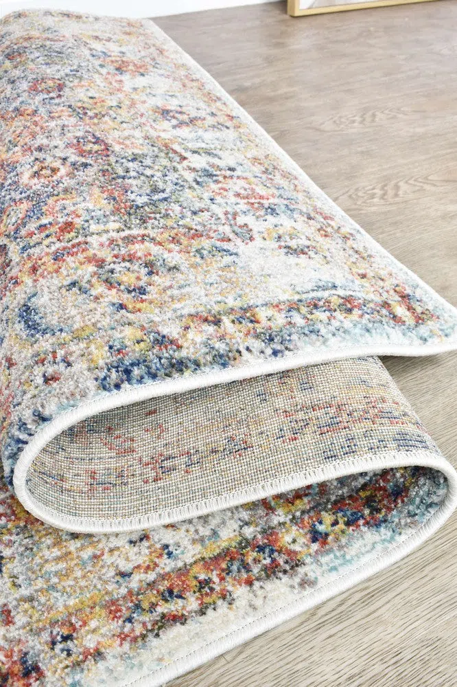 Morocco 10 Navy Cream Rug - Image 18