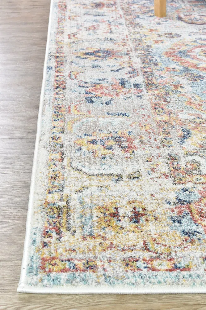 Morocco 10 Navy Cream Rug - Image 4