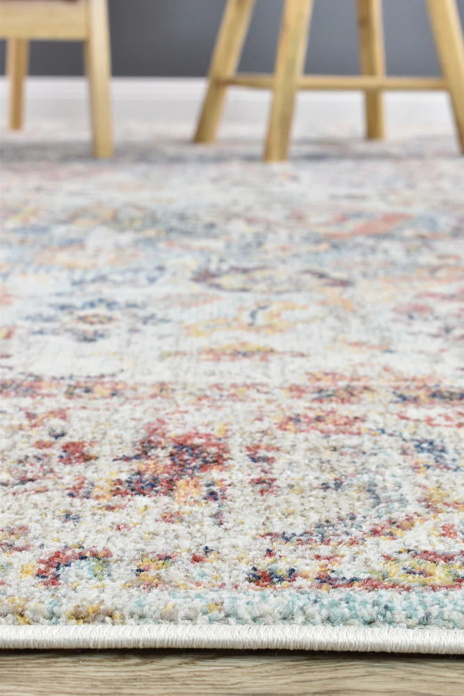 Morocco 10 Navy Cream Rug - Image 5
