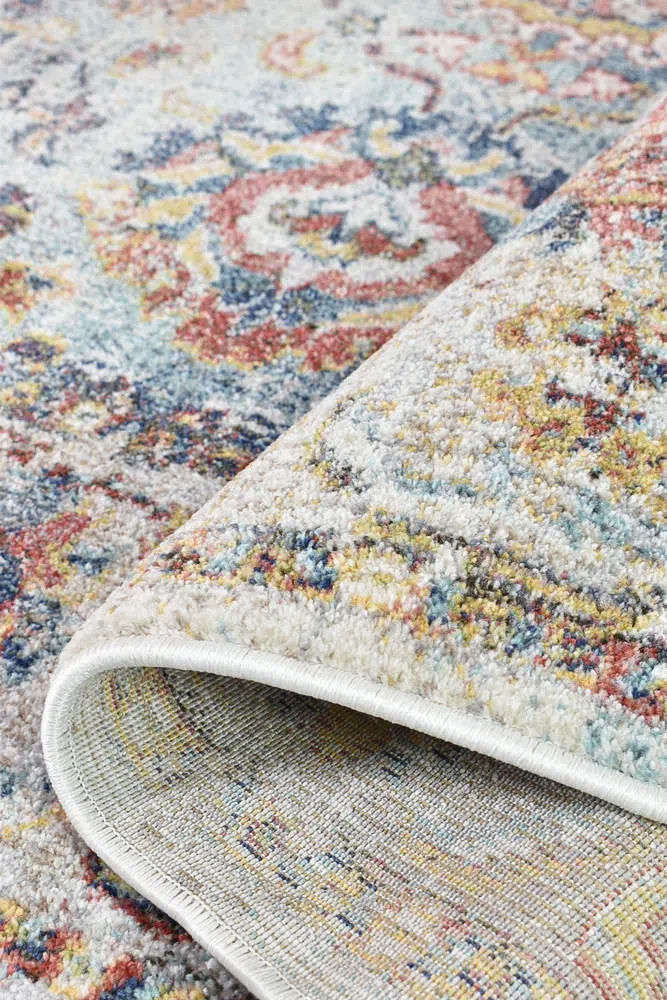 Morocco 10 Navy Cream Rug - Image 9
