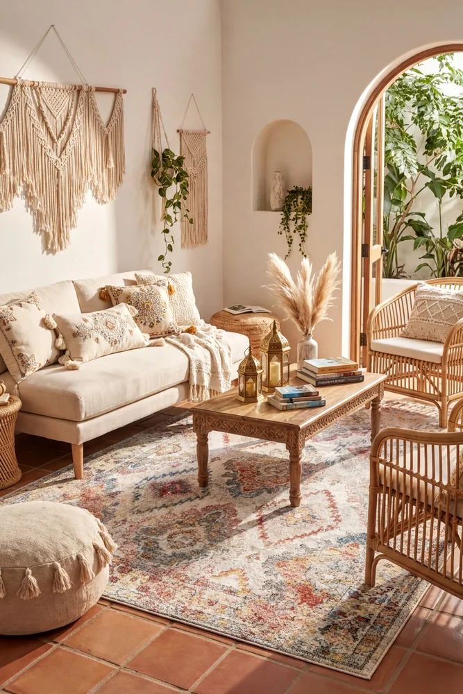 Morocco 13 Cream Rug - Image 2