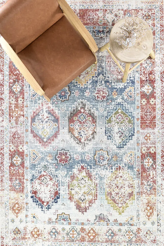 Morocco 14 Tile Navy Rug - Image 3