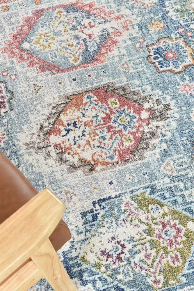 Morocco 14 Tile Navy Rug - Image 6