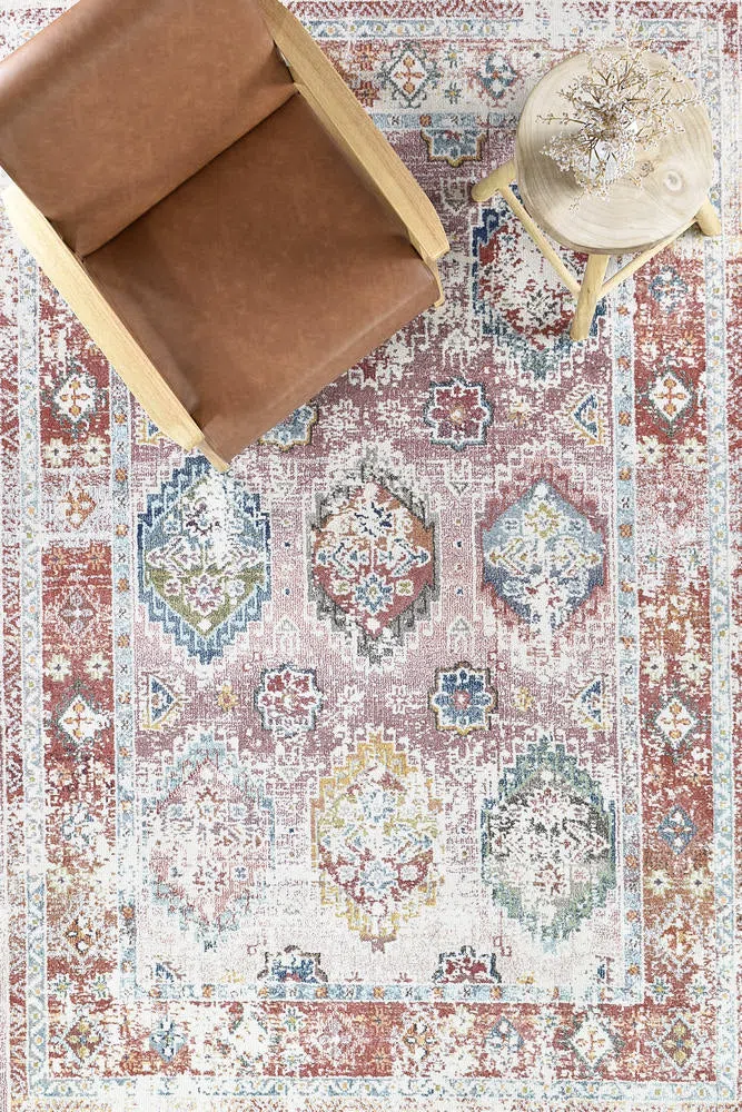 Morocco 14 Tile Rose Rug - Image 3