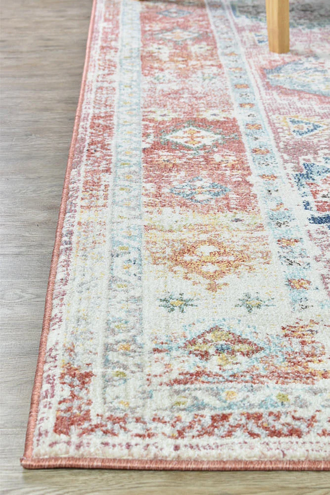 Morocco 14 Tile Rose Rug - Image 4
