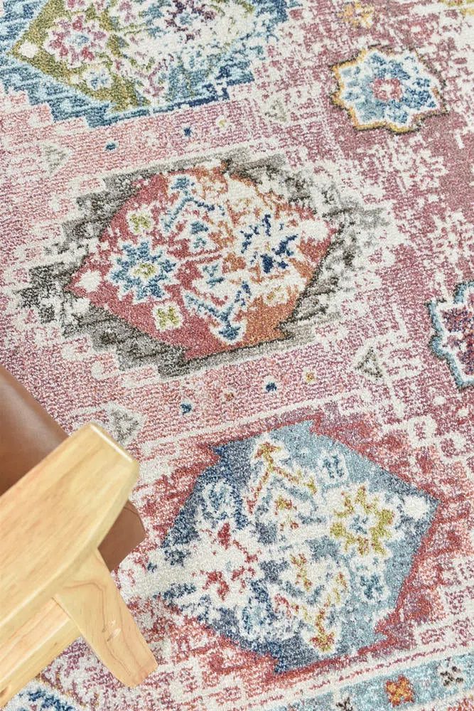 Morocco 14 Tile Rose Rug - Image 6