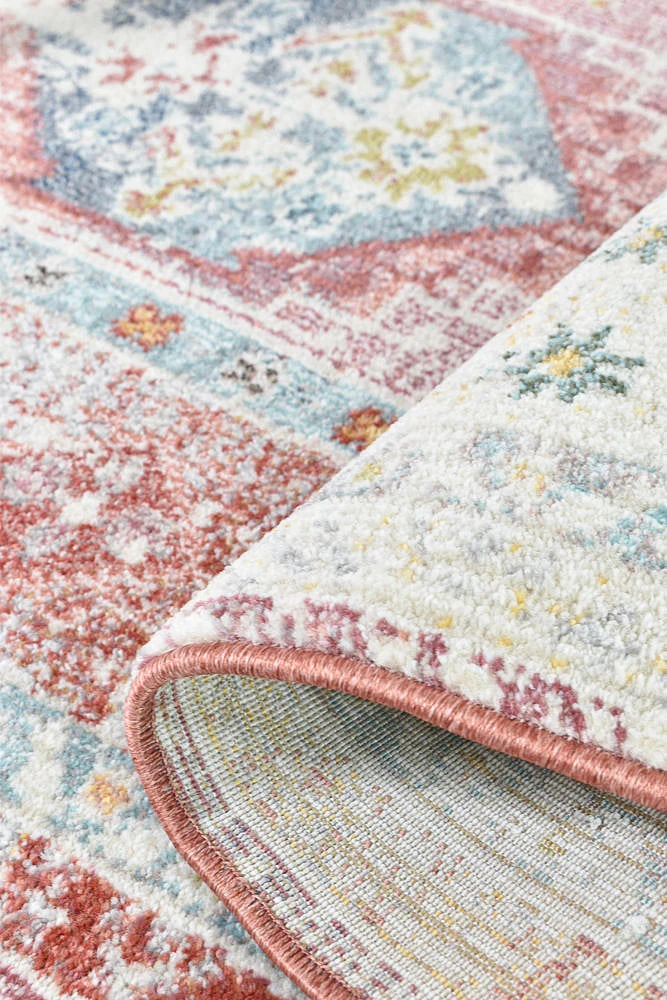 Morocco 14 Tile Rose Rug - Image 8