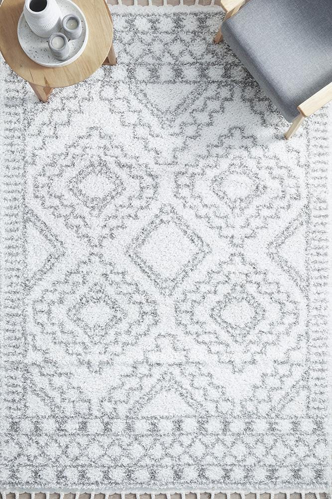 Casablanca Fez White Rug - Image 4