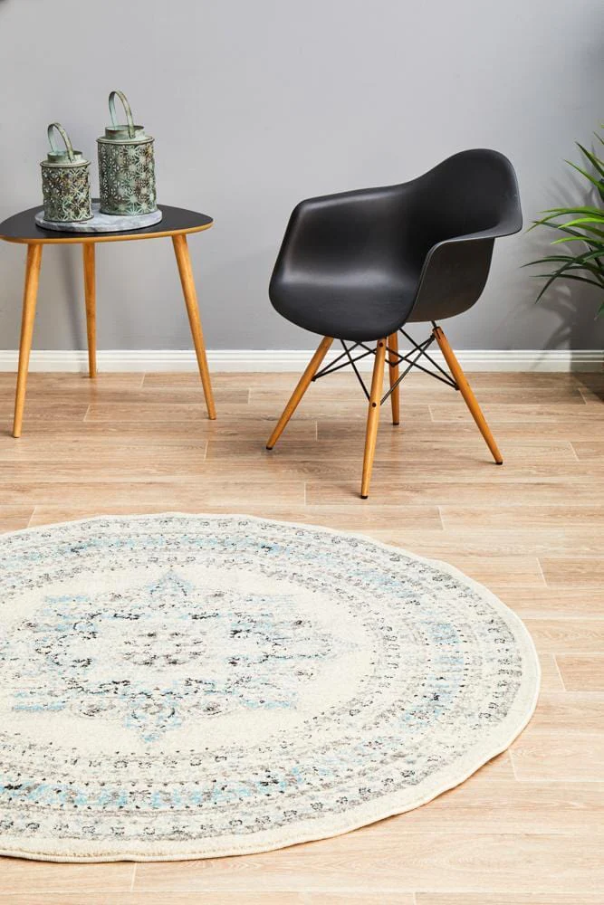 Century 922 White Round Rug - Image 5