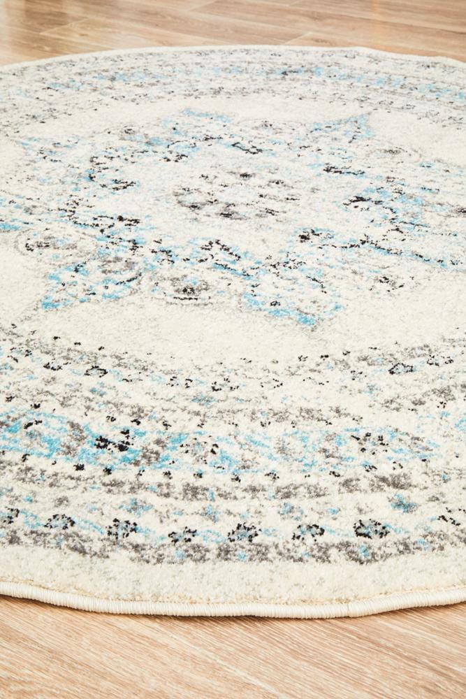 Century 922 White Round Rug - Image 6