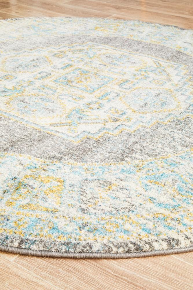 Century 944 Grey Round Rug - Image 6