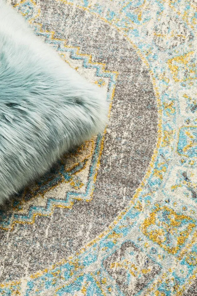 Century 944 Grey Round Rug - Image 9