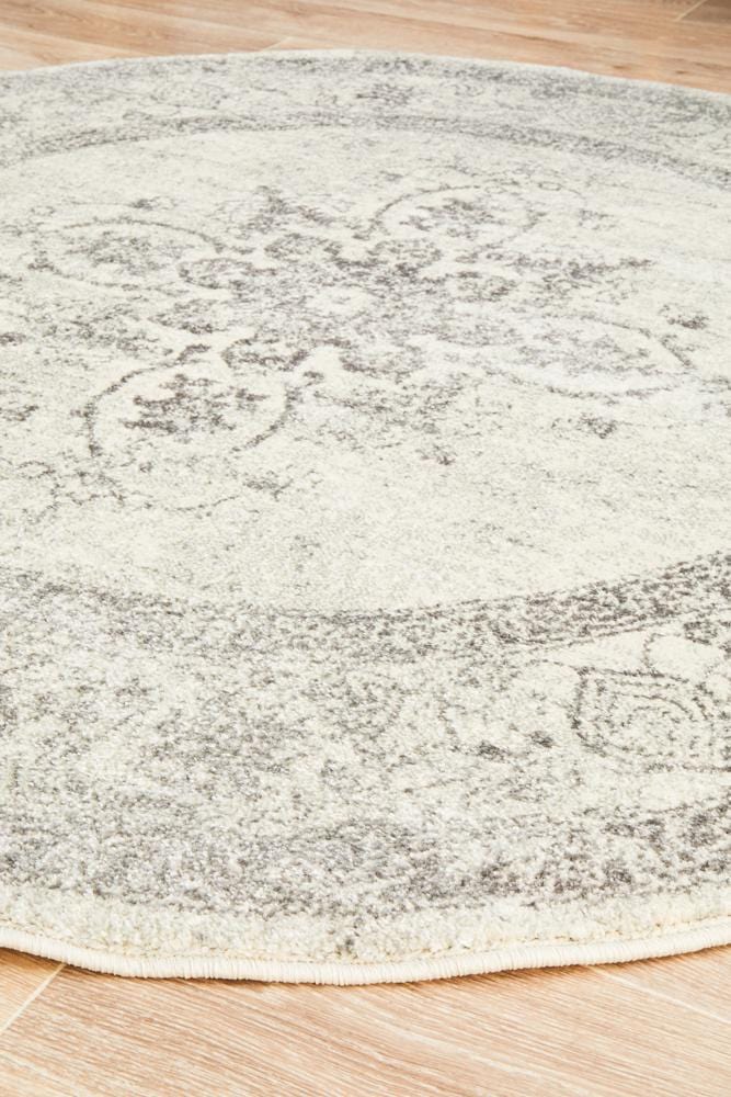 Century 977 Silver Round Rug - Image 6
