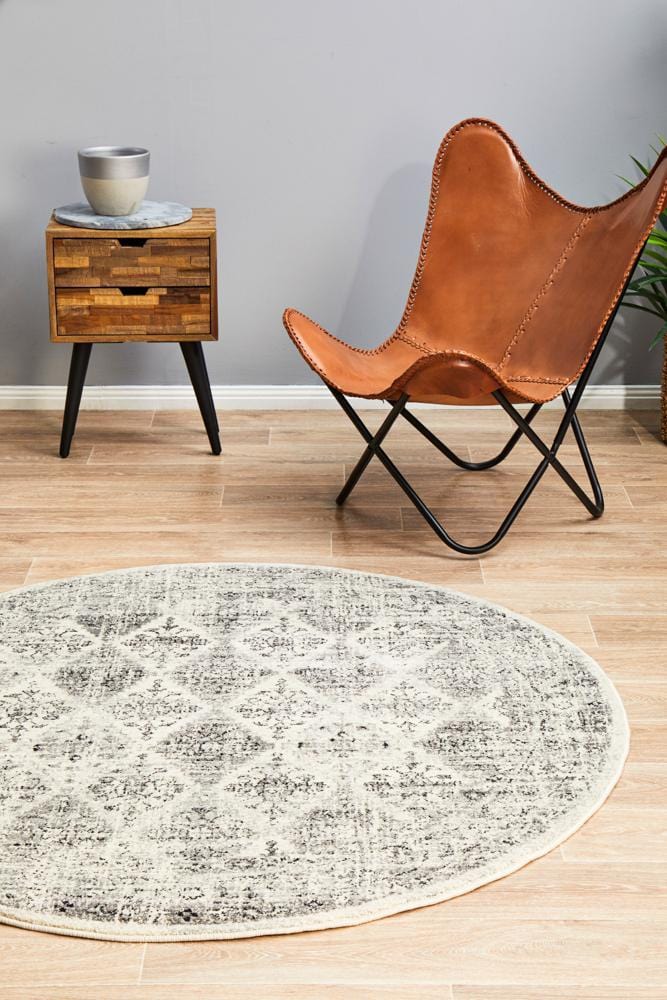 Century 999 Grey Round Rug - Image 5