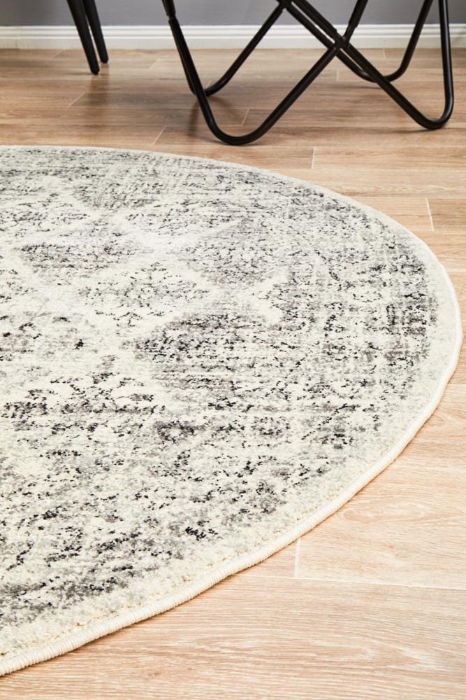 Century 999 Grey Round Rug - Image 7