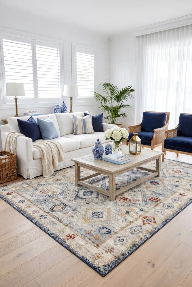 Chetak Multicolour Distressed Rug - Image 2