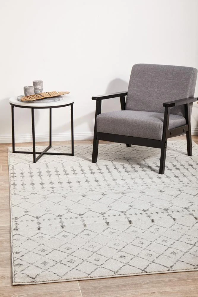 Chrome Elsa Silver Rug - Image 3