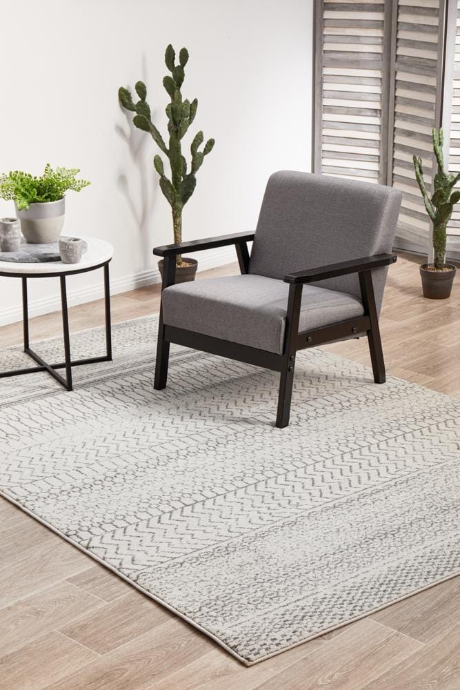 Chrome Harper Silver Rug - Image 4