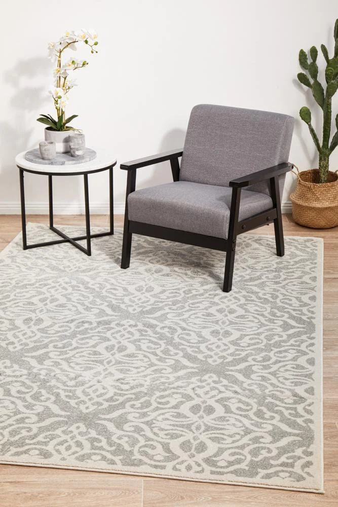 Chrome Lydia Silver Rug - Image 5