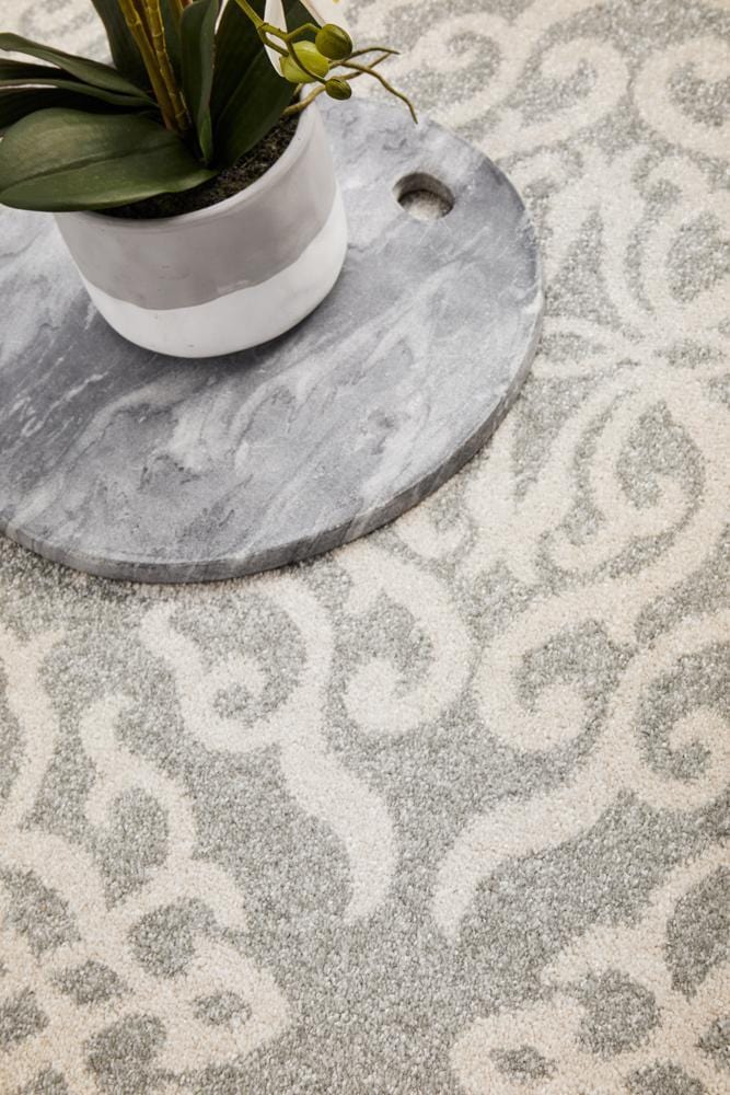 Chrome Lydia Silver Rug - Image 9