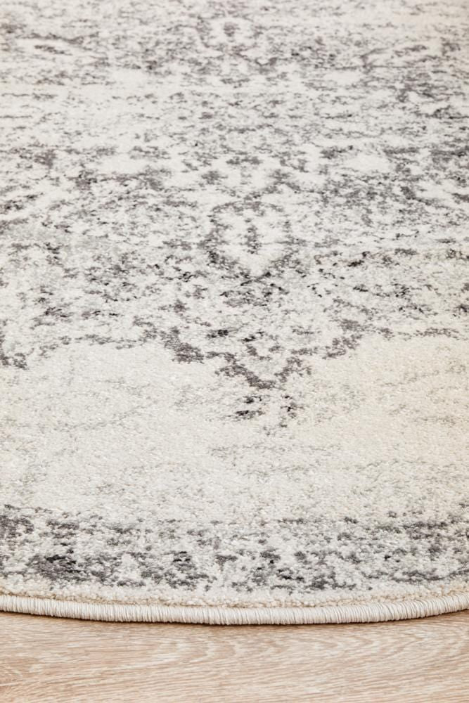 Chrome Rita Silver Round Rug - Image 6