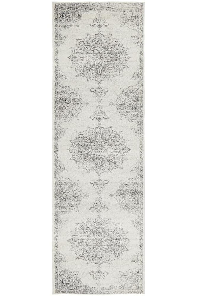 Chrome Rita Silver Runner Rug