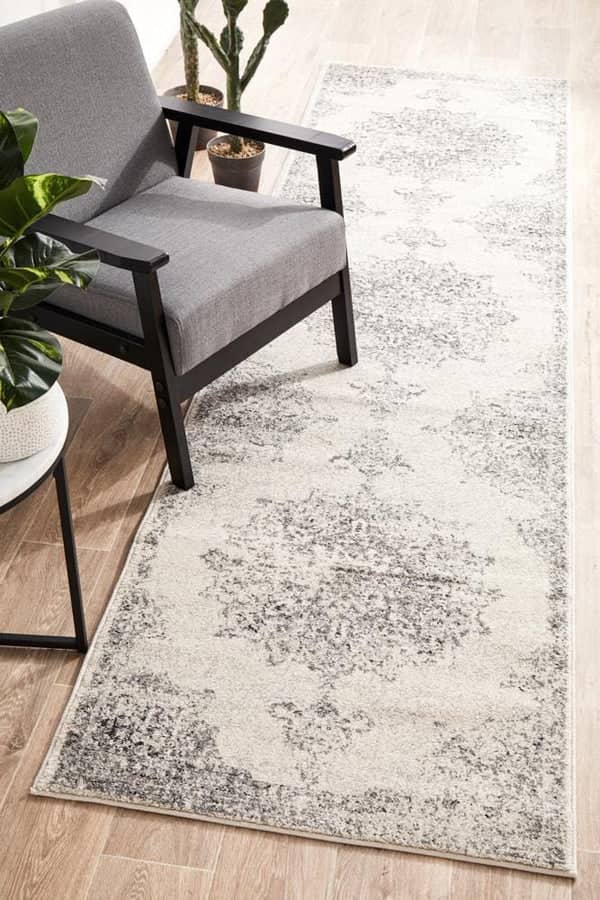 Chrome Rita Silver Runner Rug - Image 2