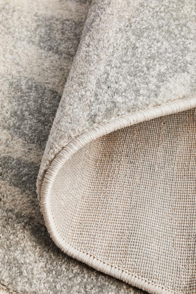 Chrome Savannah Silver Round Rug - Image 10