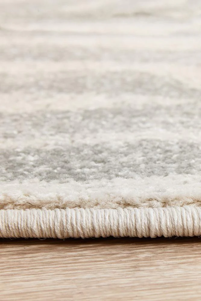 Chrome Savannah Silver Round Rug - Image 8
