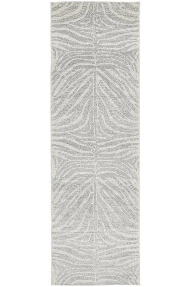 Chrome Savannah Silver Runner Rug - Image 2