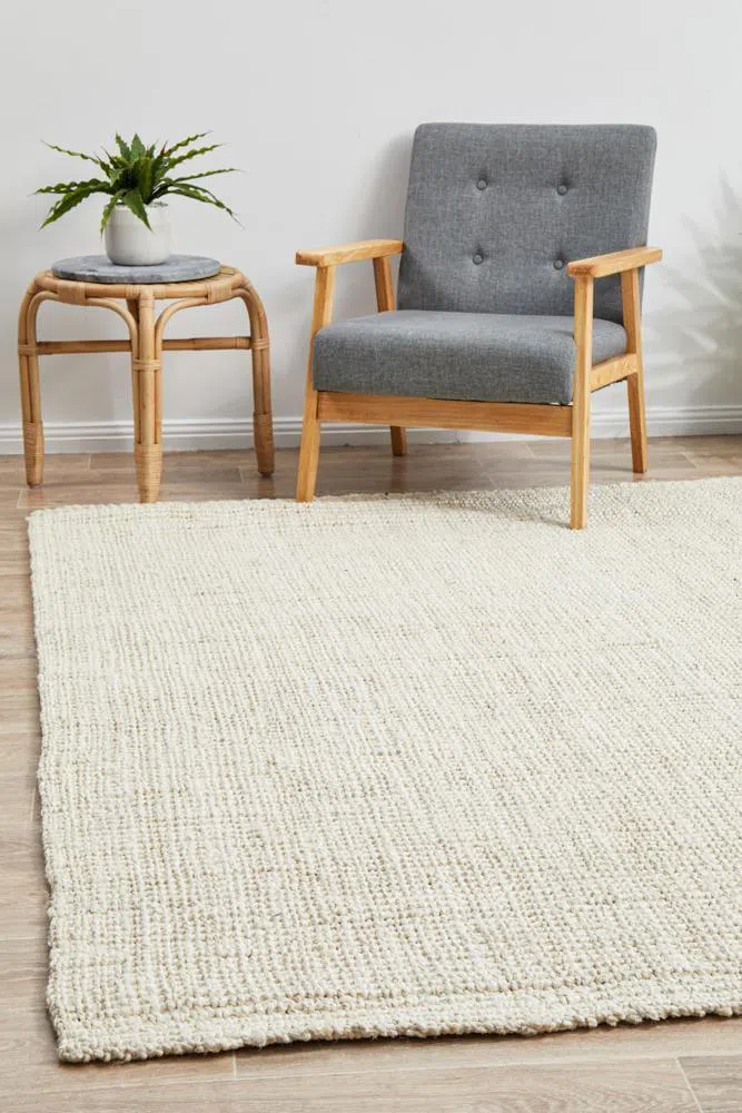 Chunky Natural Fiber Barker Bleach Rug - Image 3