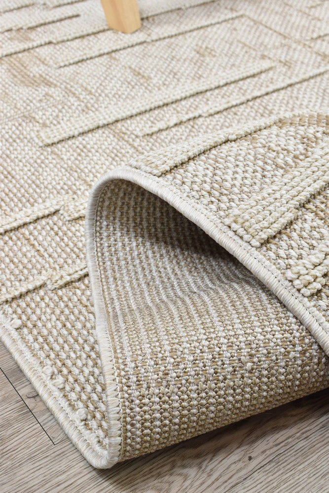 Colorado Waves Beige Outdoor Rug - Image 10