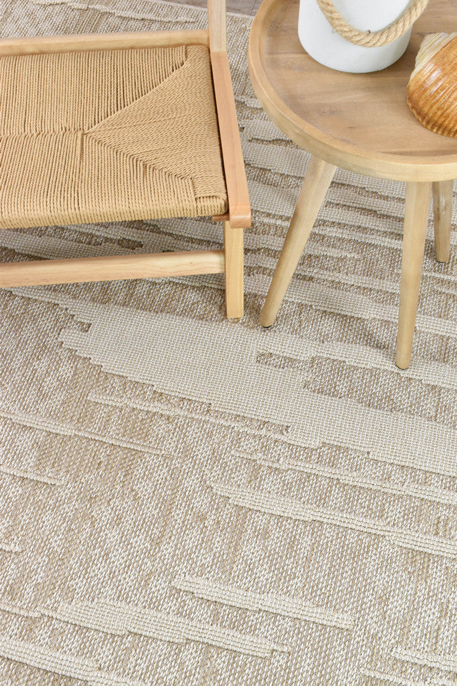 Colorado Waves Beige Outdoor Rug - Image 12