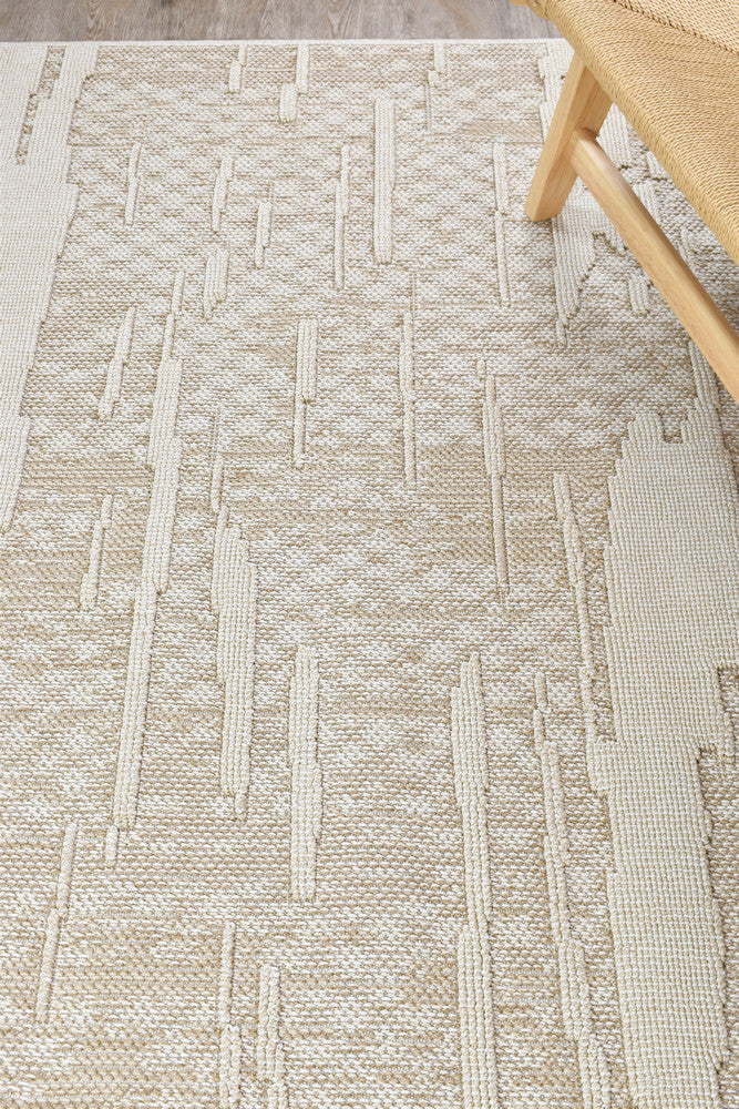 Colorado Waves Beige Outdoor Rug - Image 8