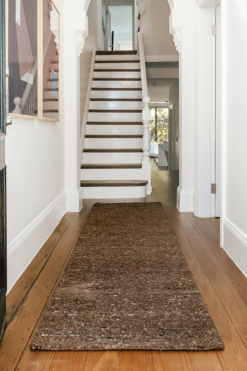 Conscious Loom Embrace Brown Runner Rug - Image 4