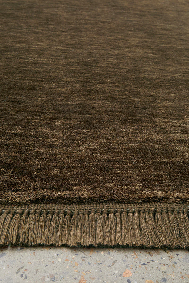 Conscious Loom Kinship Bear Brown Runner Rug - Image 4