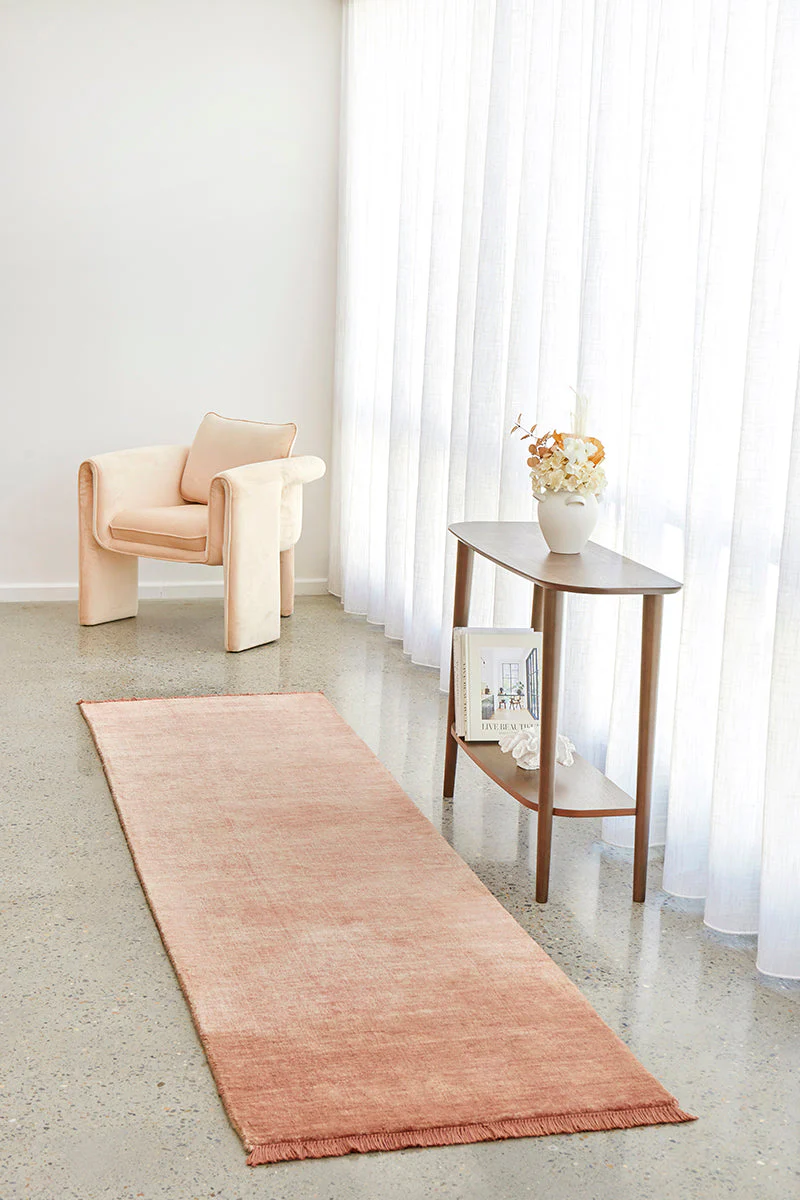 Conscious Loom Kinship Blush Pink Rug - Image 14
