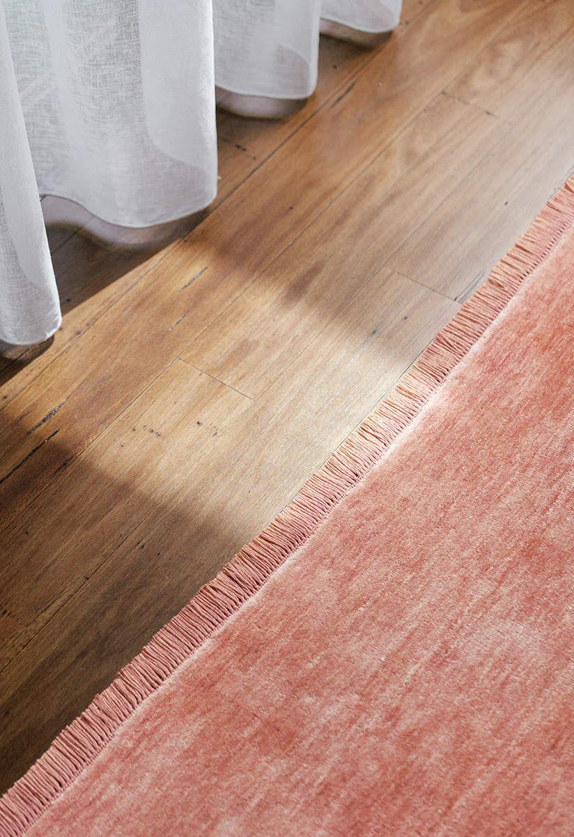 Conscious Loom Kinship Blush Pink Rug - Image 8