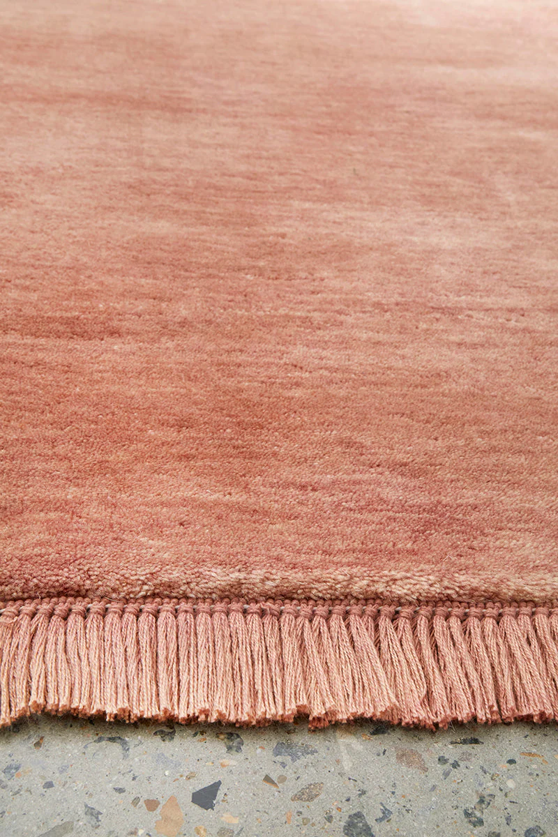 Conscious Loom Kinship Blush Pink Runner Rug - Image 4