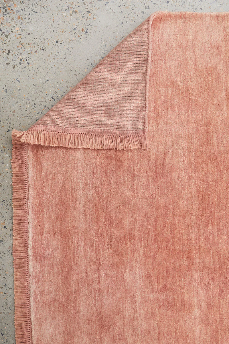 Conscious Loom Kinship Blush Pink Runner Rug - Image 7