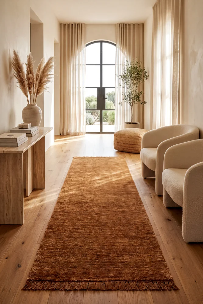 Conscious Loom Kinship Caramel Runner Rug