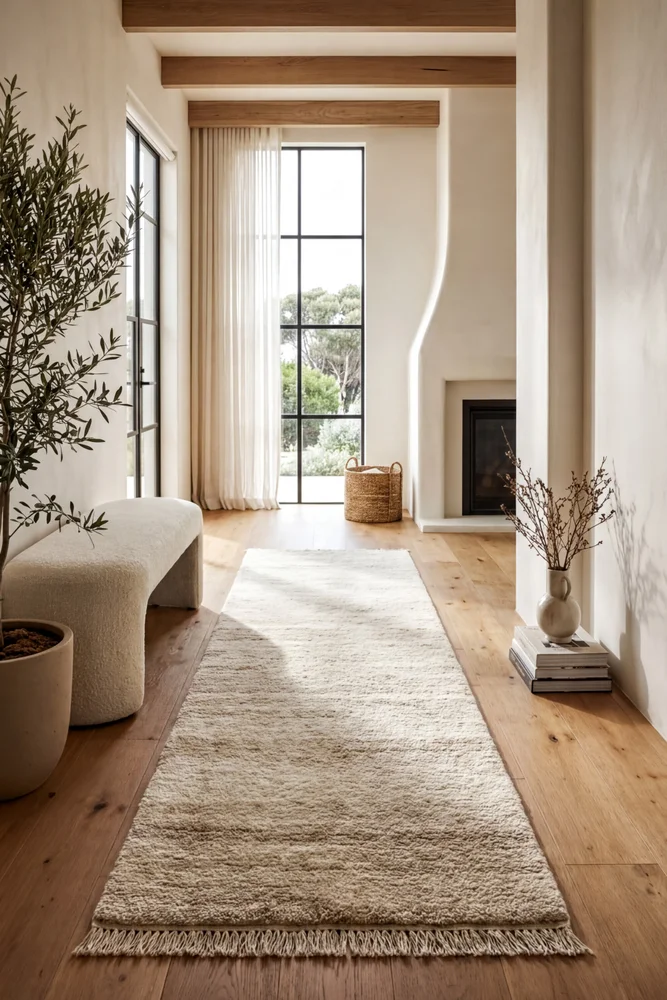 Conscious Loom Kinship Cream Runner Rug