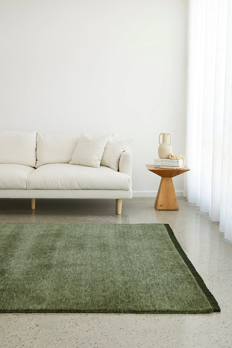 Conscious Loom Kinship Forest Green Rug - Image 3