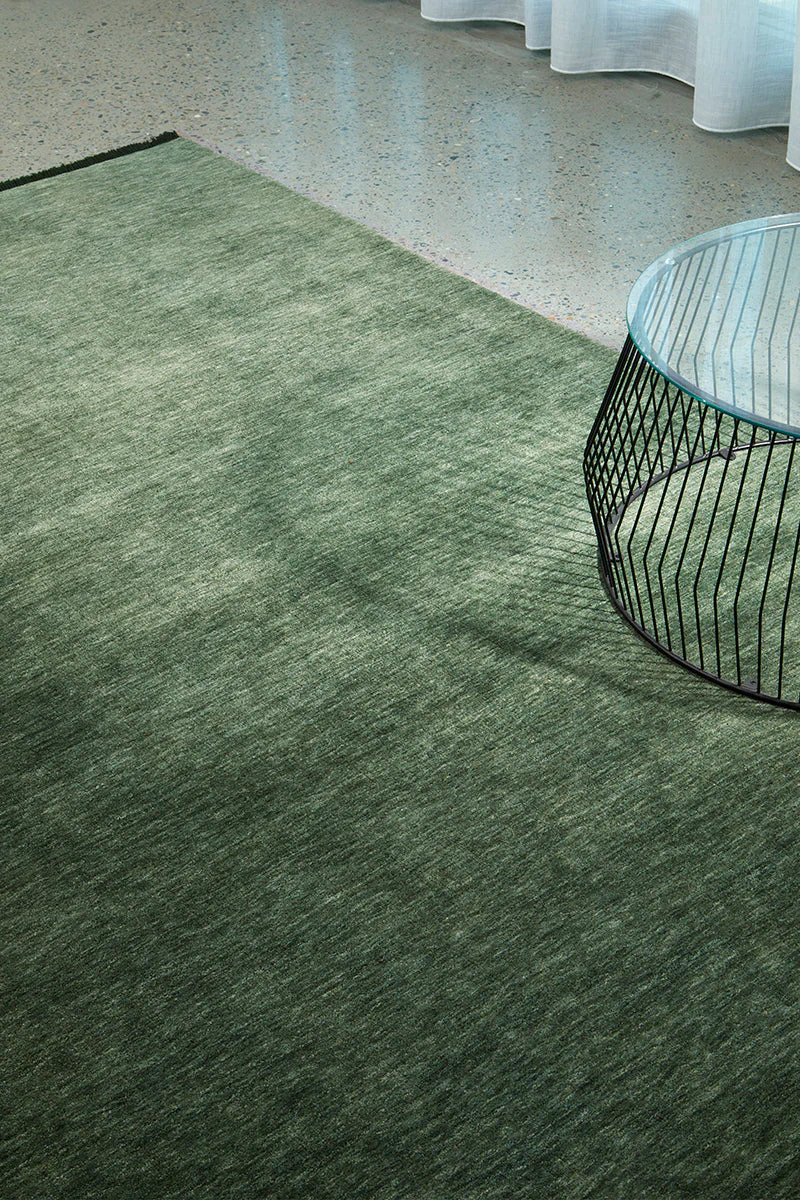 Conscious Loom Kinship Forest Green Rug - Image 4