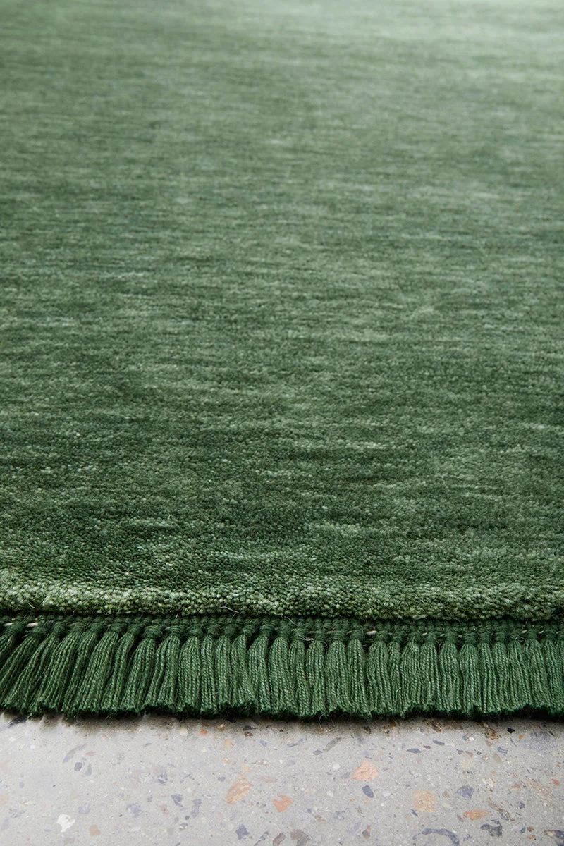 Conscious Loom Kinship Forest Green Rug - Image 5