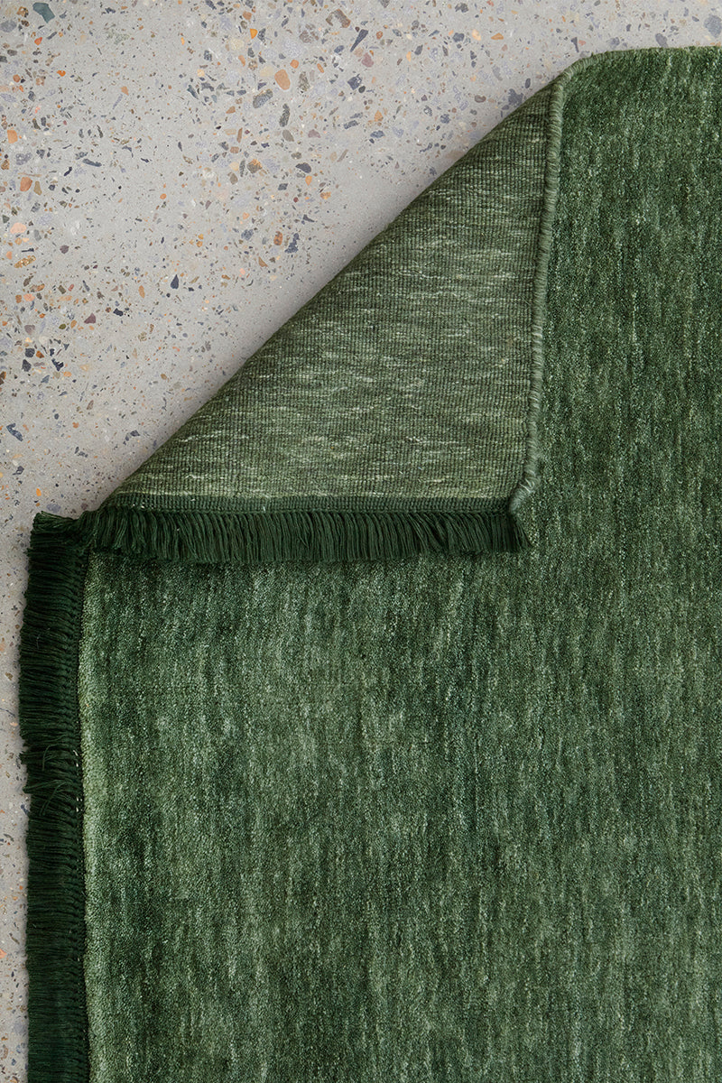 Conscious Loom Kinship Forest Green Rug - Image 8